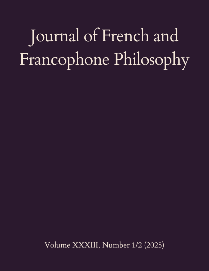 					View Vol. 33 No. 1/2 (2025): Glissant and Derrida: A Forum
				